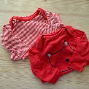 GAP Baby Long-Sleeve Onesies Set (2)